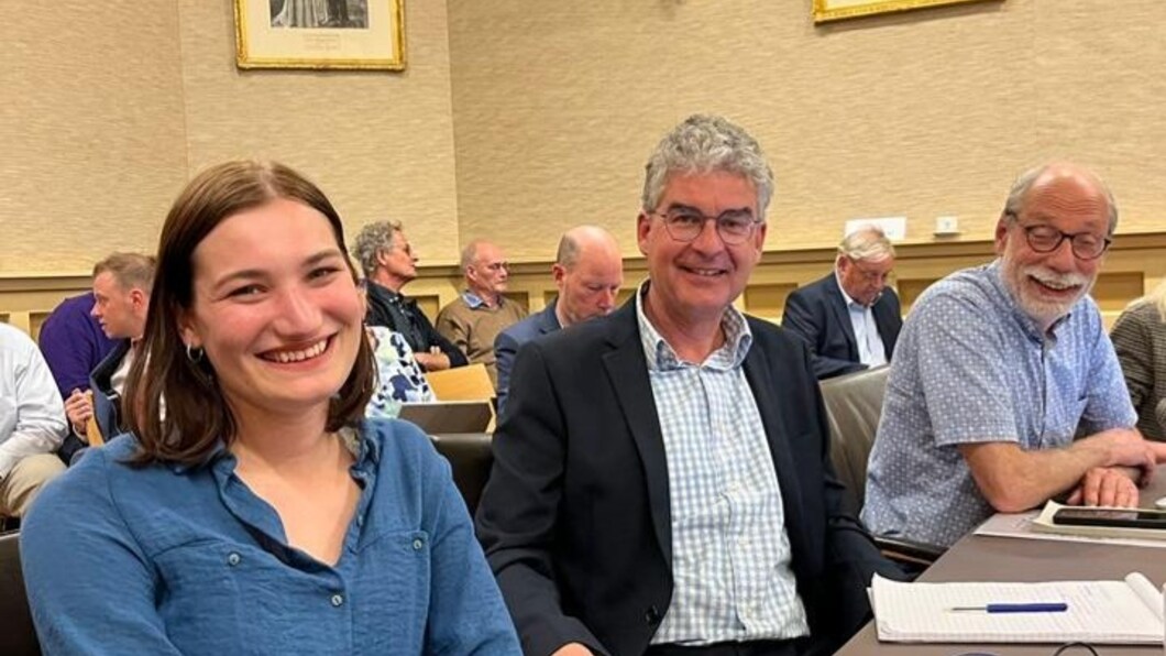Foto van de fractie tijdens de Besluitraad.
